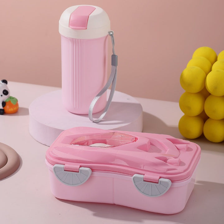 Stylish Insulated Water Bottle and Food Storage Box Set