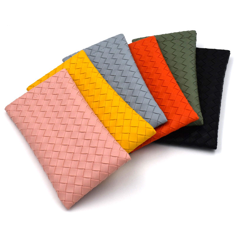 Woven Leather Clutch Wallet Kalsten