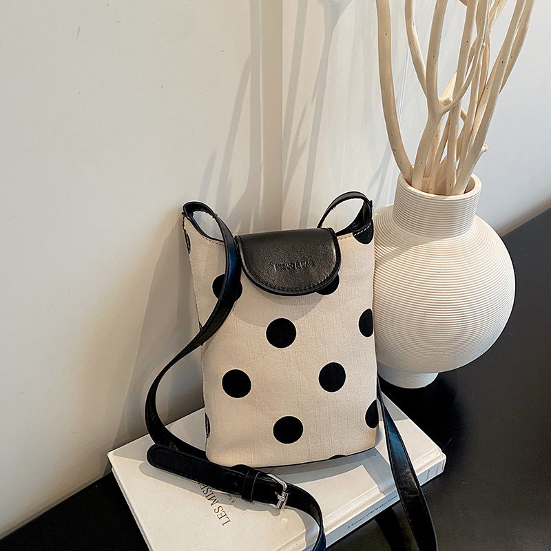 WoStylish Dot-Patterned Mini Crossbody Bag Kalsten