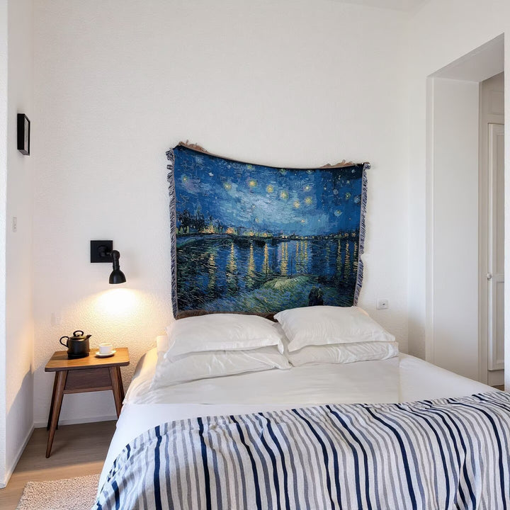 Artistic Floral Throw Blanket