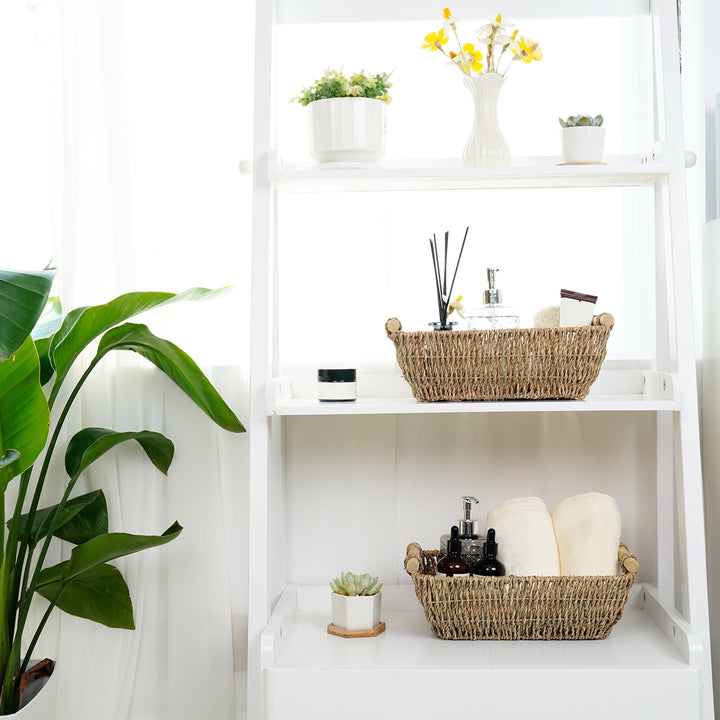 Natural Fiber Storage Basket with Handles Kalsten