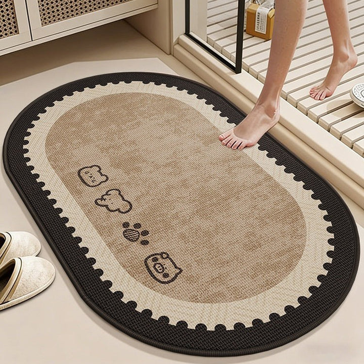 Absorbent Bathroom Rug Kalsten
