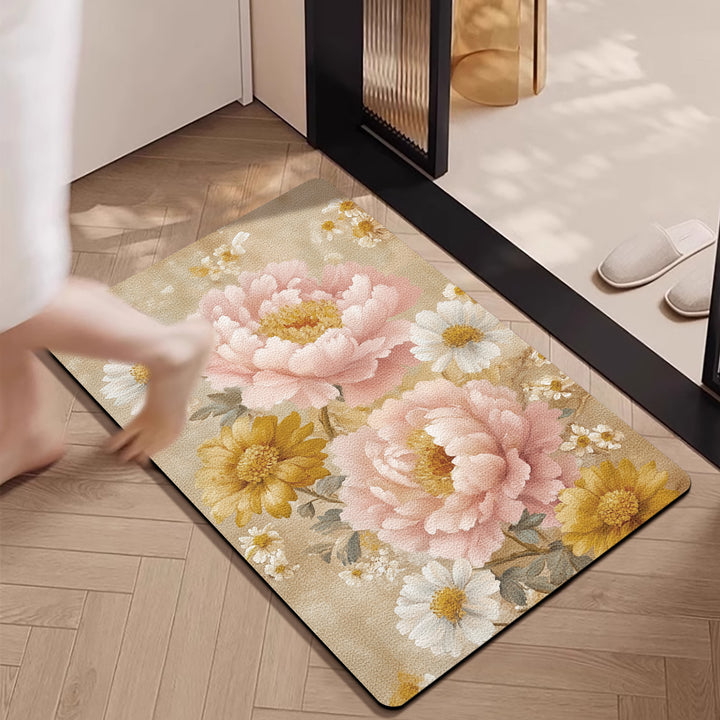 Artistic Koi Fish Bath Mat
