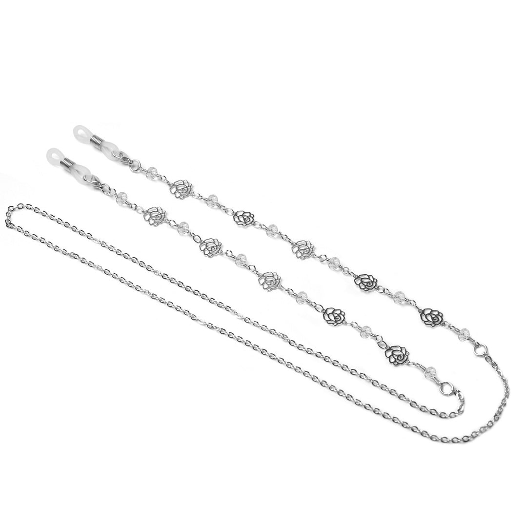Fashionable glasses holder chain with floral design Kalsten