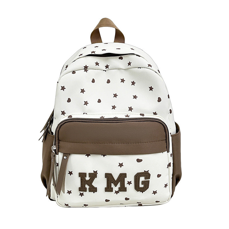 Casual Star-Patterned Backpack Kalsten 1791204760