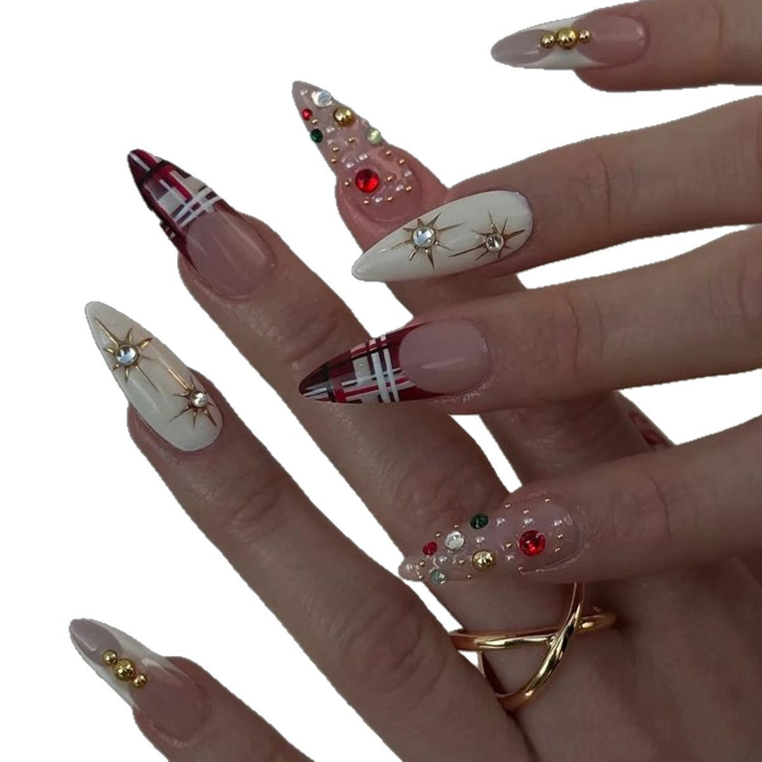Artistic Stiletto Press-On Nail Set Kalsten