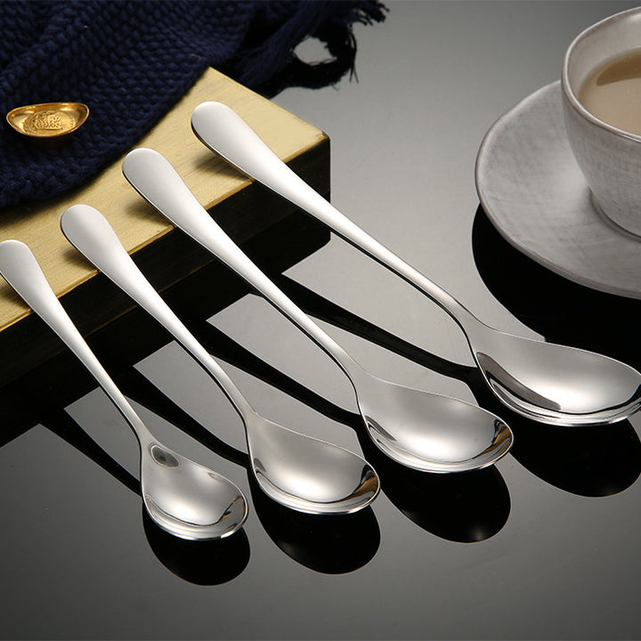 Elegant teaspoon with ergonomic design and shiny surface Kalsten