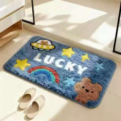 Playful Themed Bath Mat