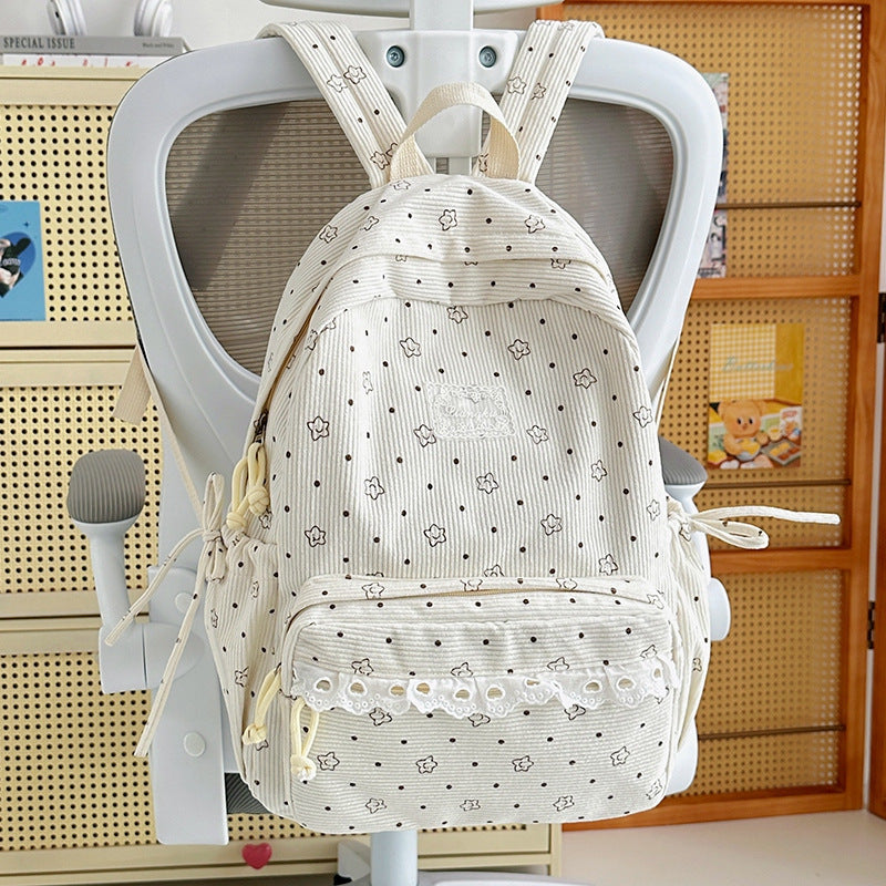 Cute Floral Print Backpack