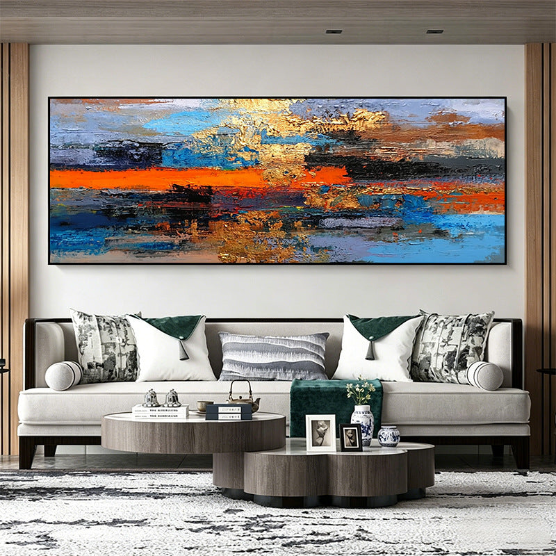 Abstract Expressionist Canvas Art for Living