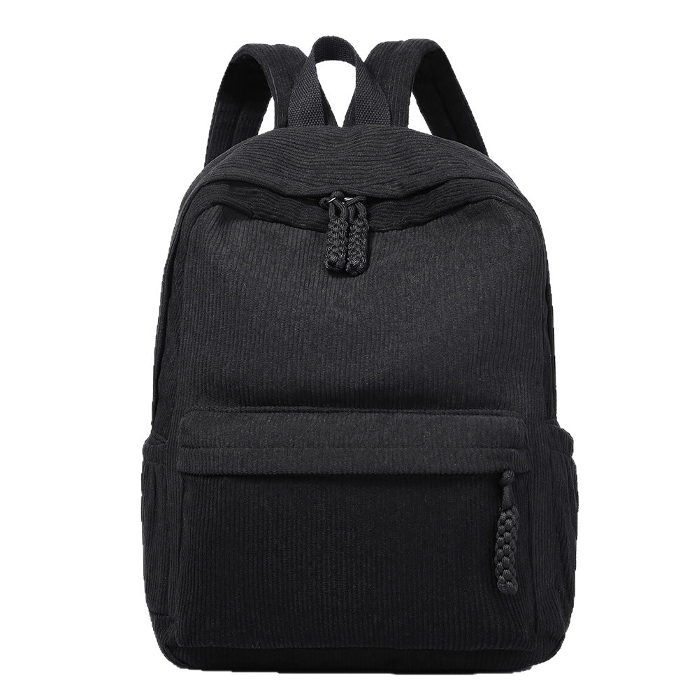 Textured Fabric Multi-Compartment Backpack Kalsten