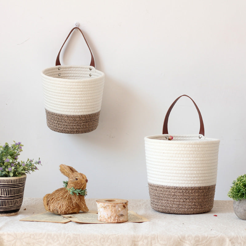 Handcrafted storage basket Kalsten