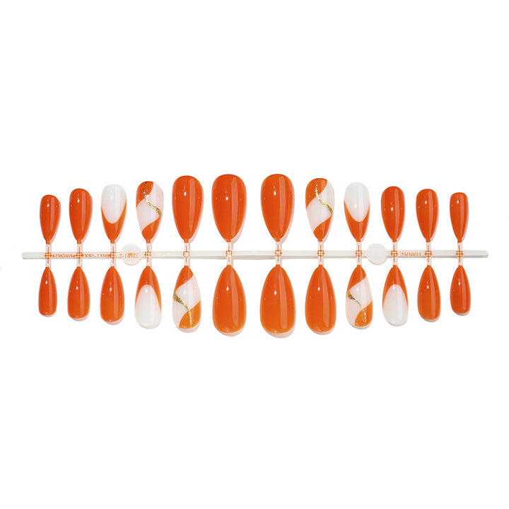 Premium Stylish Press-On Nail Set with Elegant Design Elements Kalsten
