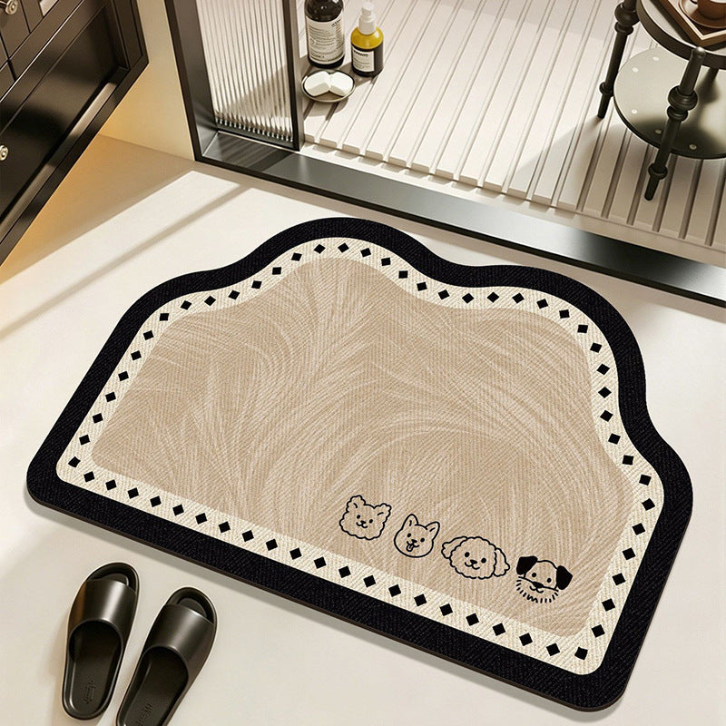 Cat-Themed Decorative Bath Mat