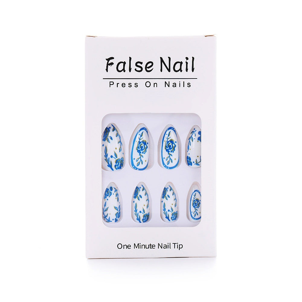 Decorative nails with floral design Kalsten