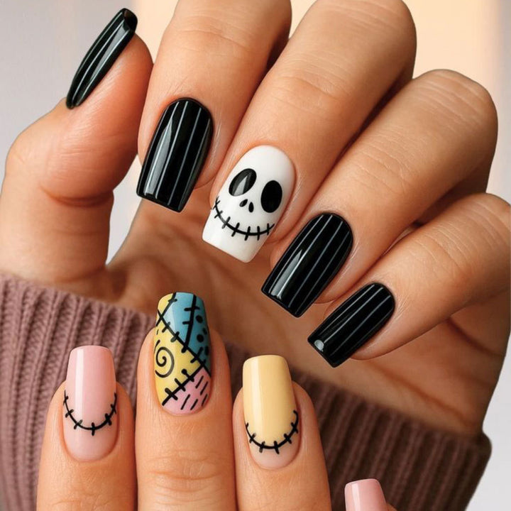 Artistic Halloween Nail Art