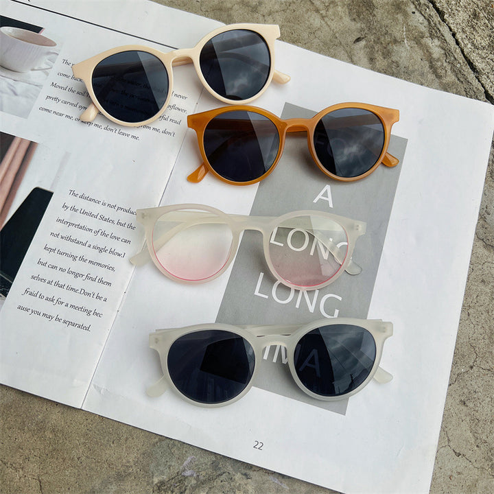 Chic Retro Round Frame Sunglasses Kalsten