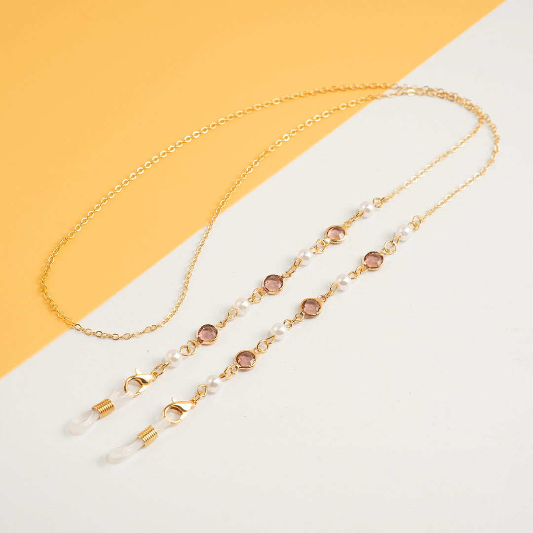 Pearl and Crystal Eyewear Chain Kalsten