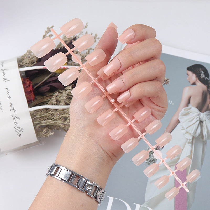 Natural Glossy Press-On Nail Tips Kalsten