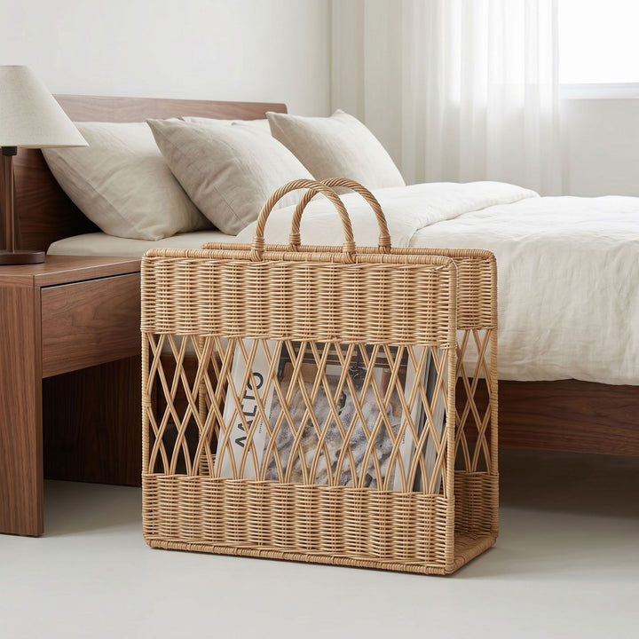 Artful Macrame Magazine Holder Kalsten