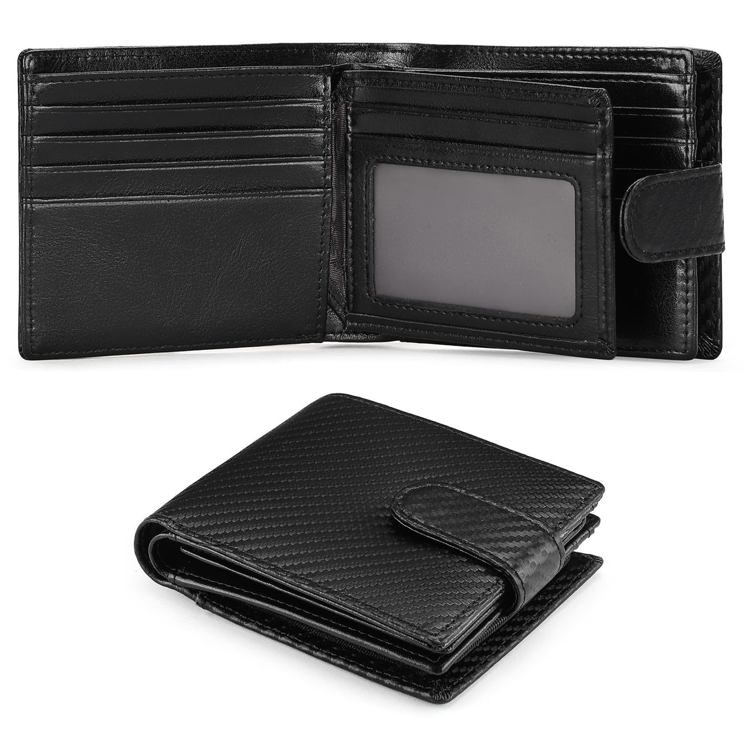 Classic RFID-Blocking Leather Bi-Fold Wallet Kalsten