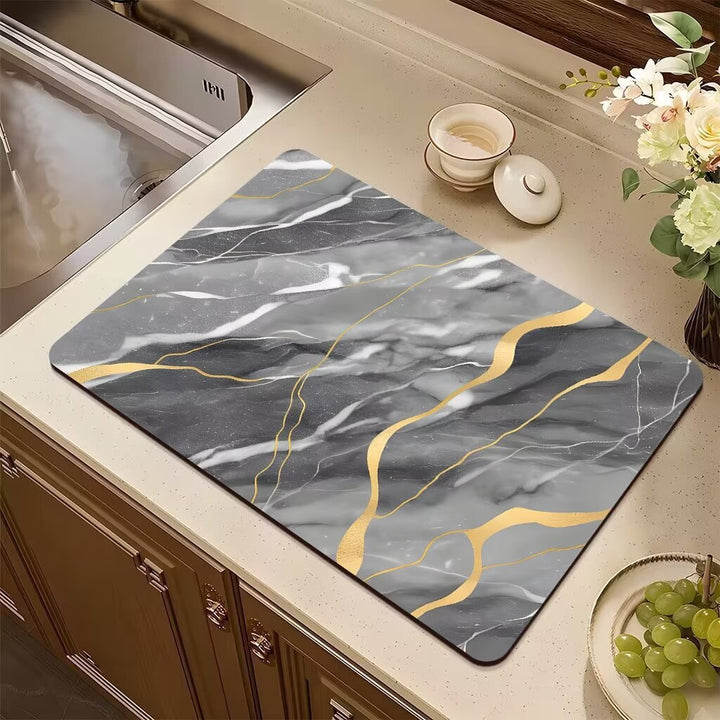 Abstract Non-Slip Kitchen Mat Kalsten