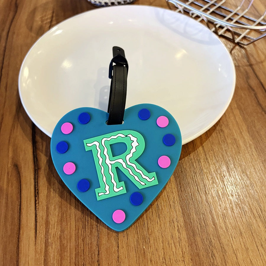 Personalized Striped Luggage Tag Kalsten