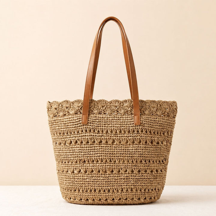 Handcrafted shoulder bag with unique mesh structure Kalsten