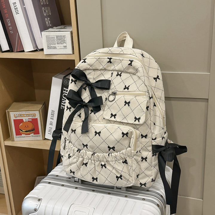 Trendy Bow-Accent Backpack