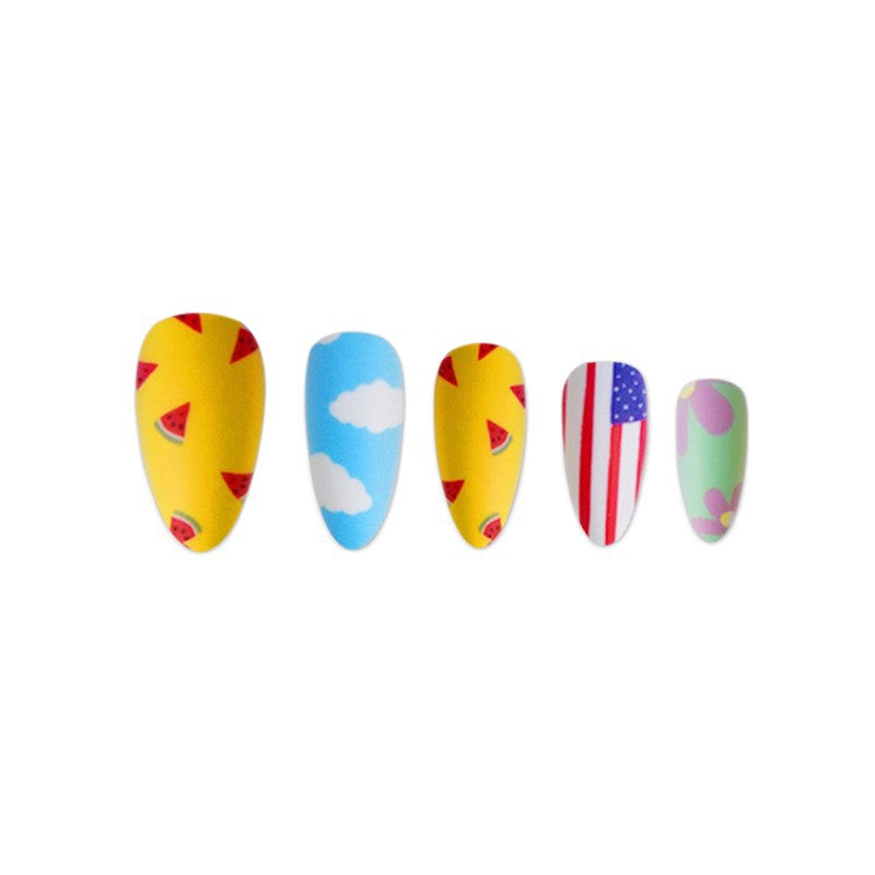 Creative Themed Press-On Nail Set Kalsten