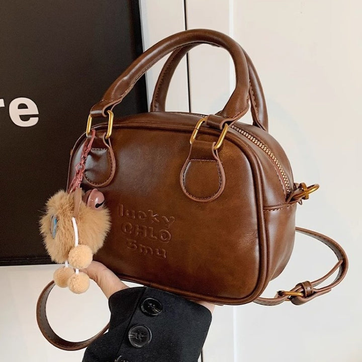 Sleek Structured Mini Shoulder Bag Kalsten