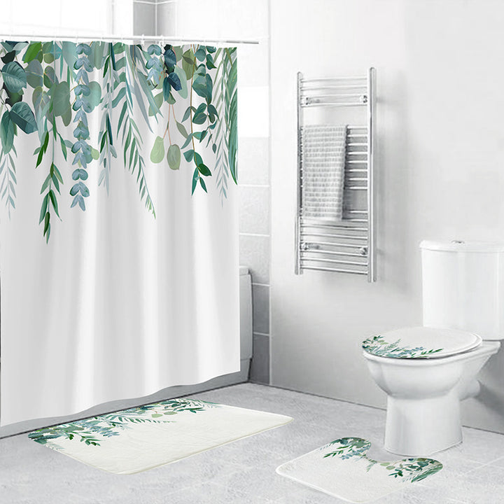 Tropical Plant Bathroom Set Kalsten