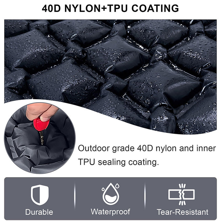 Air Mattress With Integrated Headrest And Comfortable Valve System Kalsten