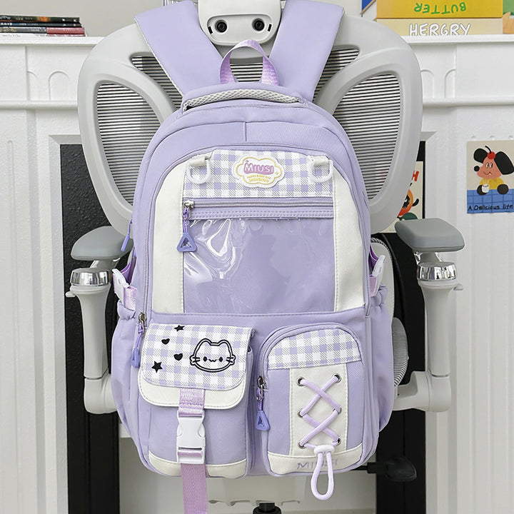 Playful Graphic School Backpack Kalsten