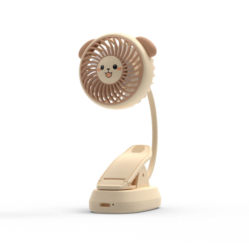 Cute Animal-Themed Clip-On Fan Kalsten