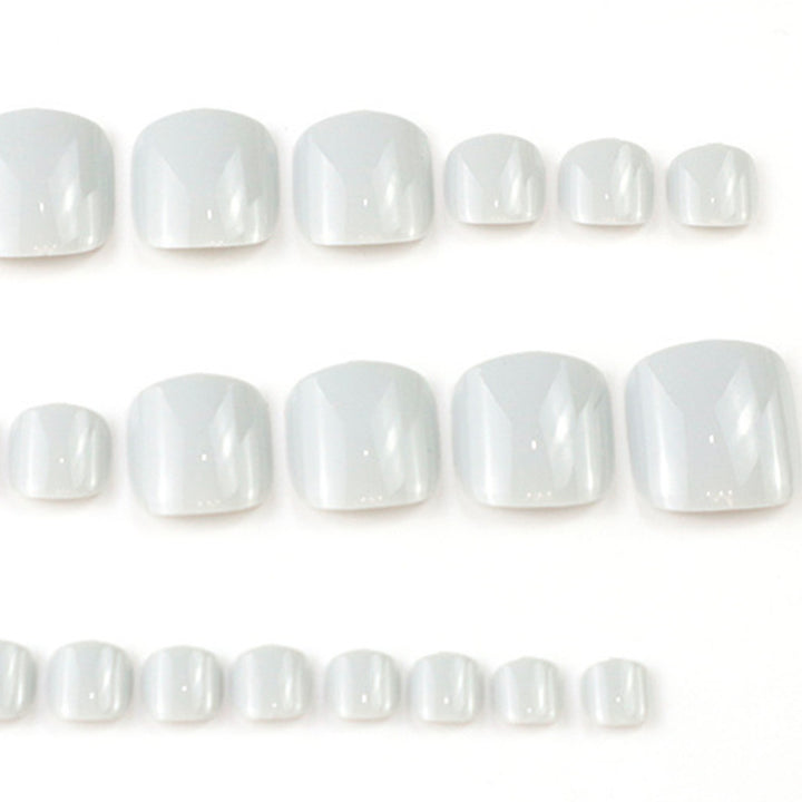 Glossy Press-On Toenail Set Kalsten