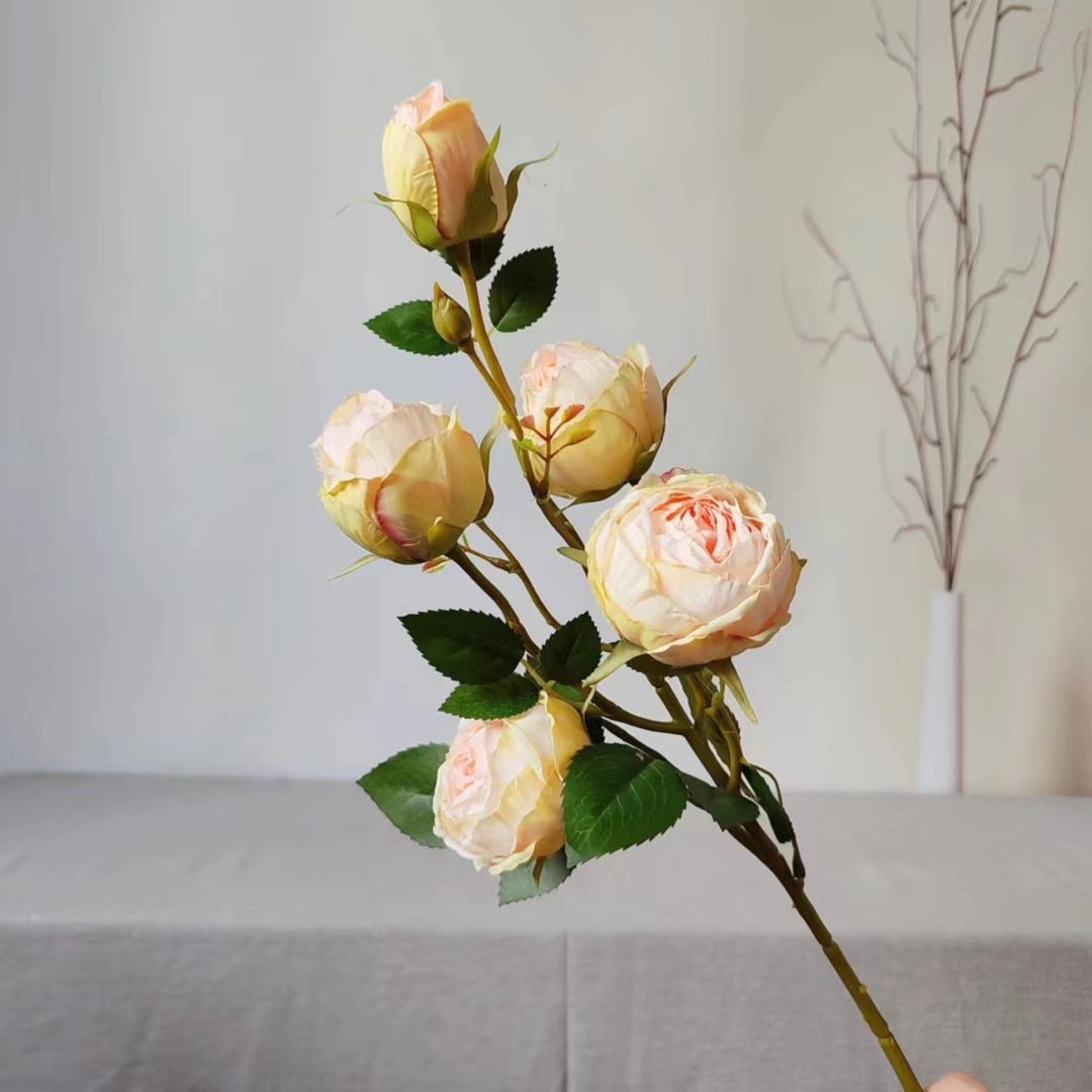 Lifelike Rose Floral Stem