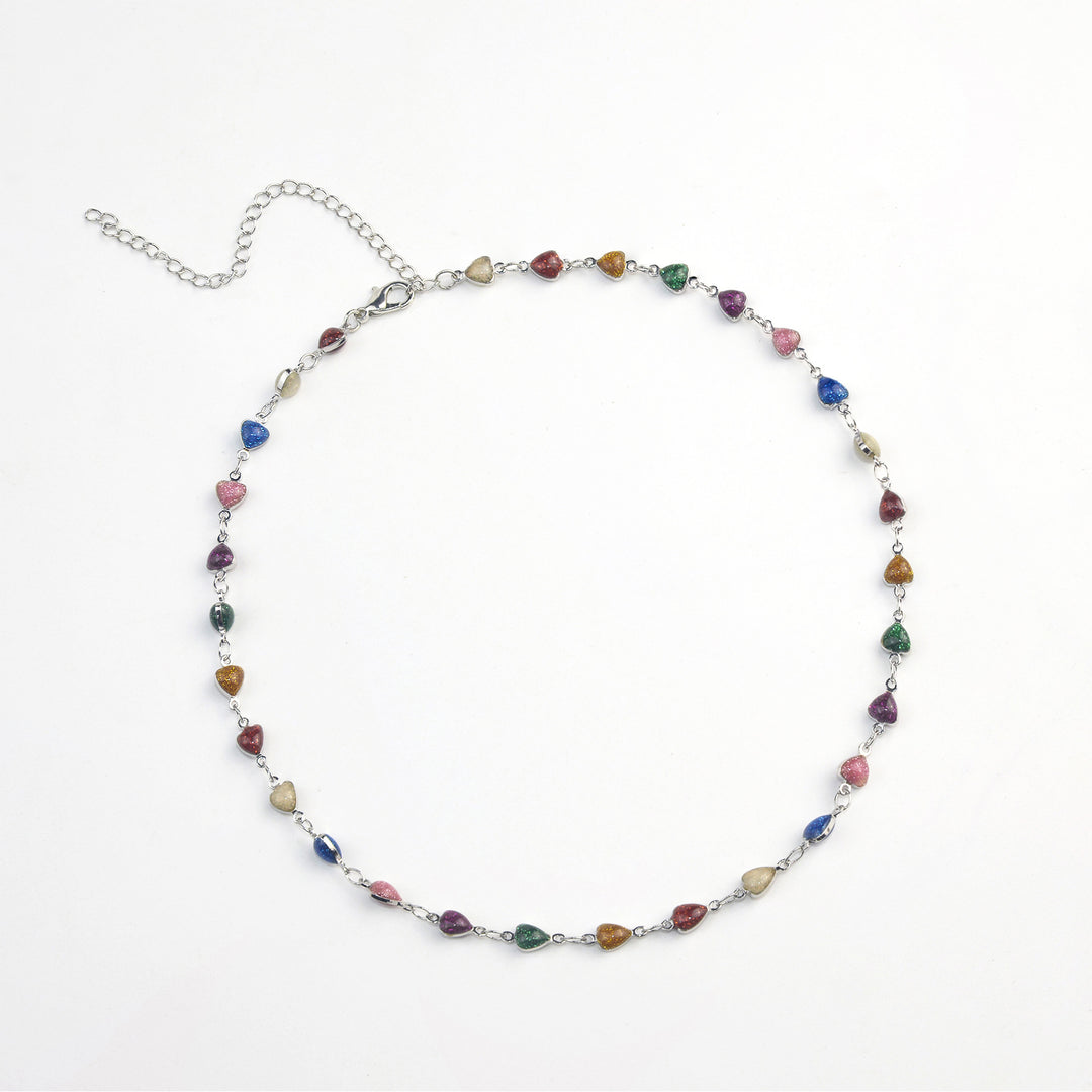 Heart-Shaped Beaded Anklet Kalsten