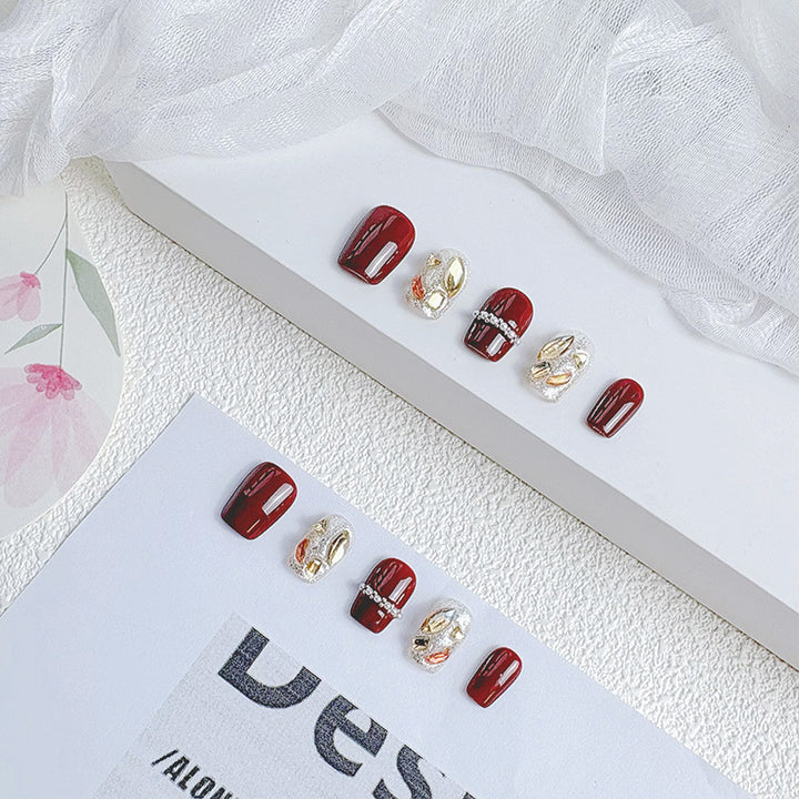 Handmade Press-On Nail Set Kalsten