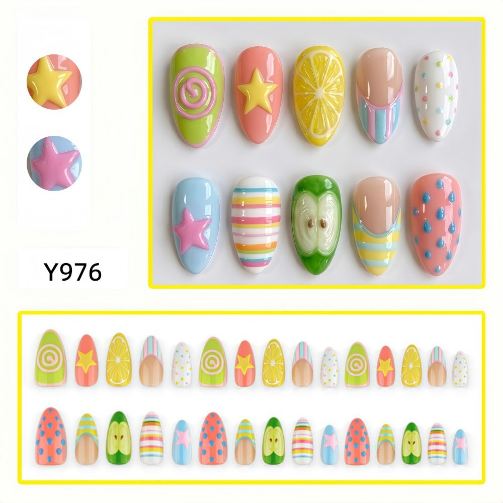 Colorful Nail Art Kalsten