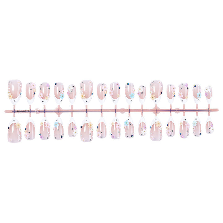 Artificial nails with floral designs Kalsten