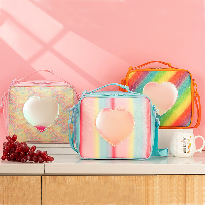 Insulated Rainbow Lunch Bag