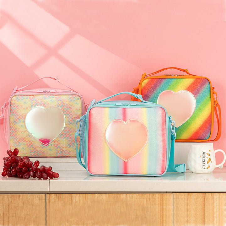 Insulated Rainbow Lunch Bag
