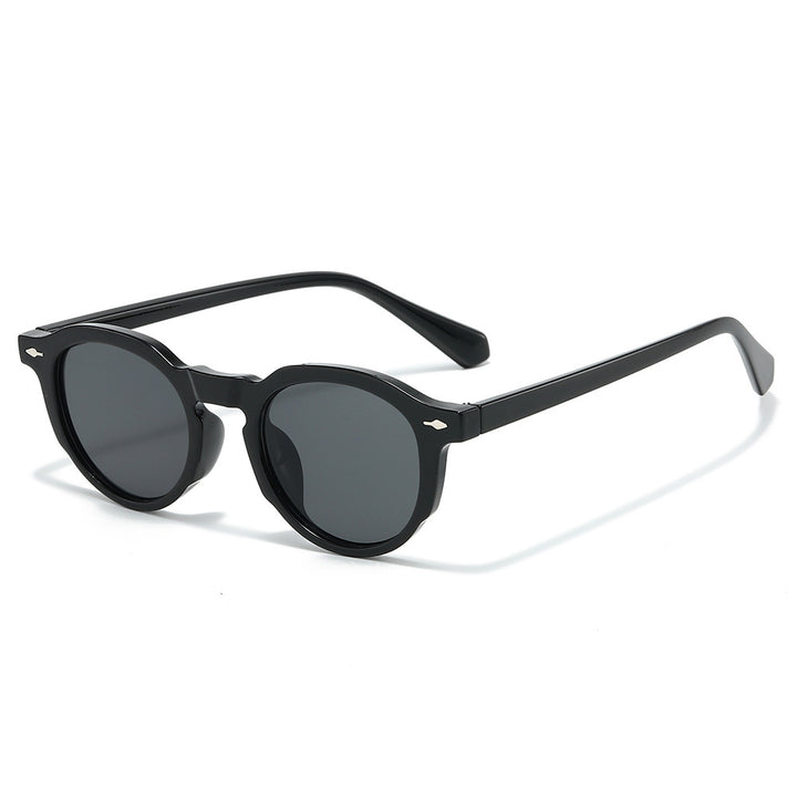 Stylish Retro Oval Frame Sunglasses Kalsten