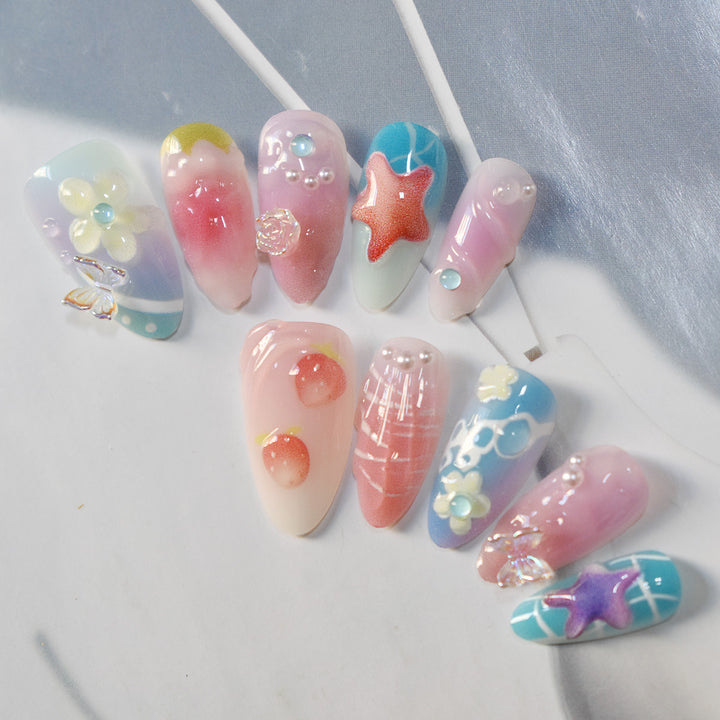 Thematic Artisan Press-On Nail Set Kalsten