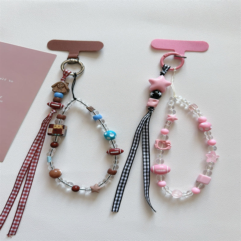 Themed Beaded Keychain Strap Kalsten