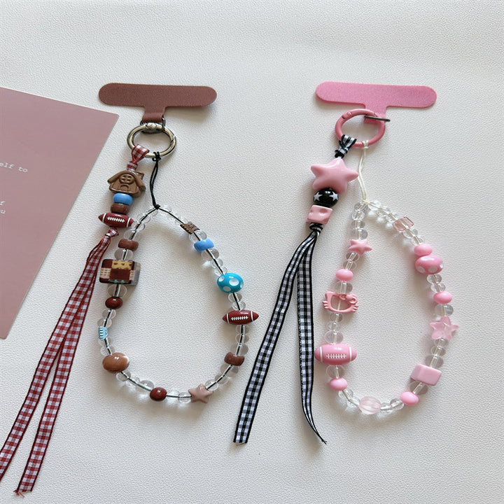 Themed Beaded Keychain Strap Kalsten