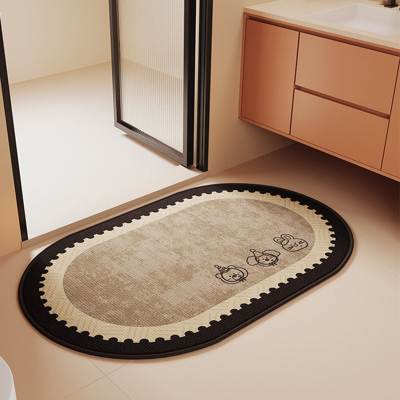 Absorbent Bathroom Rug Kalsten