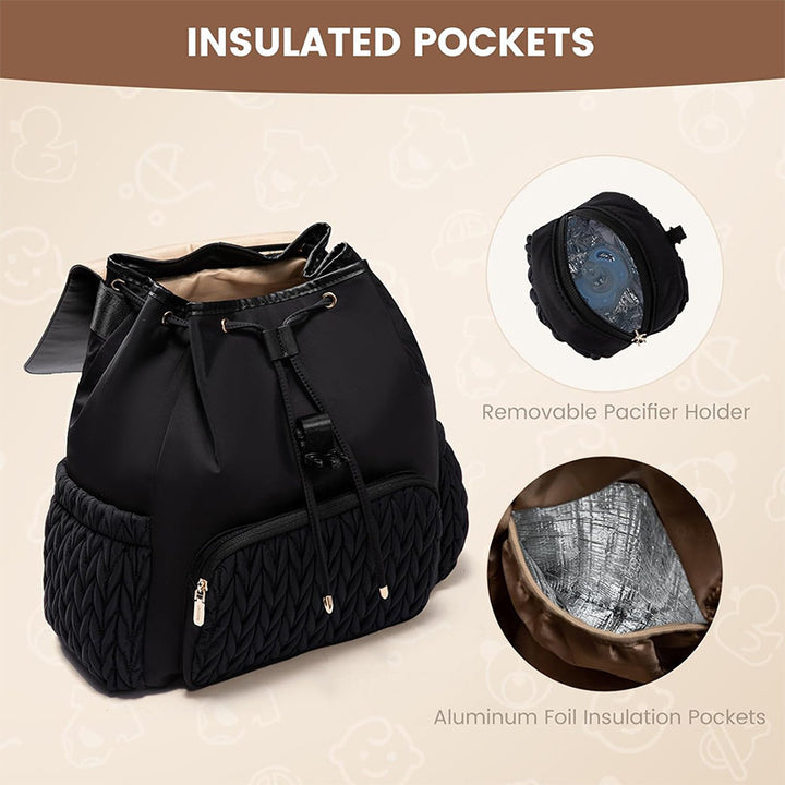 Stylish backpack with padded back and versatile compartments Kalsten