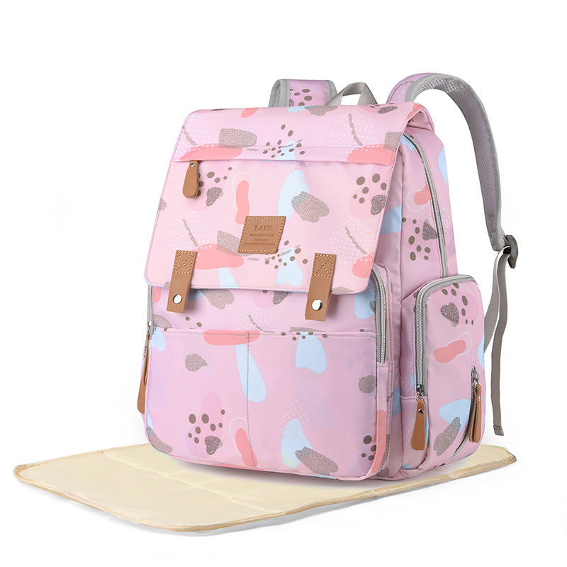 Versatile Floral Print Backpack Kalsten